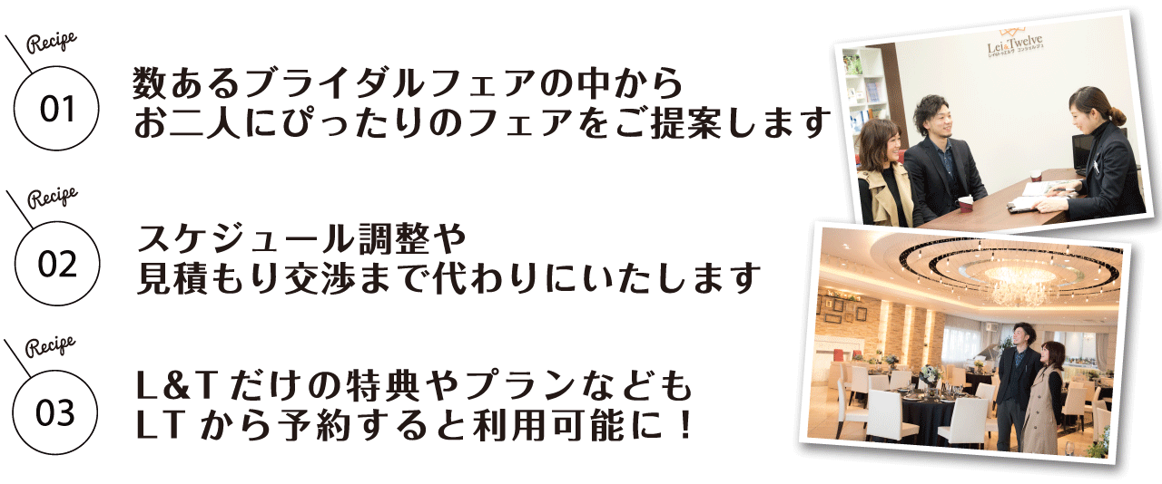 式場見学までの流れ